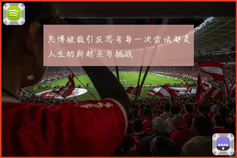 凡博被裁引发思考每一次尝试都是人生的新起点与挑战